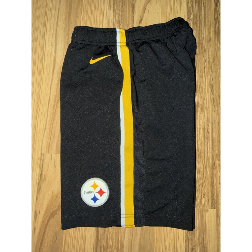 Nike Pittsburgh Steelers Training Youth Shorts Medium M 10/12